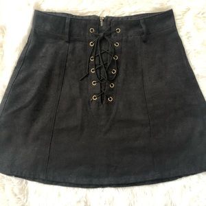 suede skirt